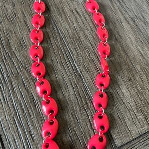 Pink Coffee Bean Necklace from the ELB Collection.